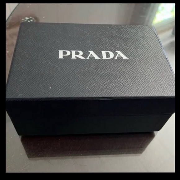 *PRADA* Bijoux Crystal Studded *Mini* Saffiano Patent Crossbody - Picture 7 of 12